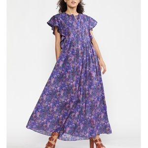 Cynthia Rowley Nairobi kaftan purple XS Like New